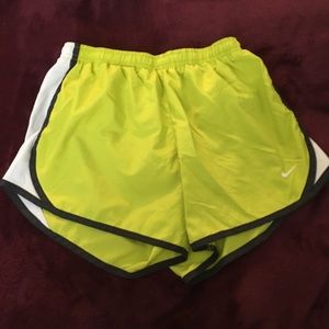 Lime Green Nike Dri-Fit Shorts